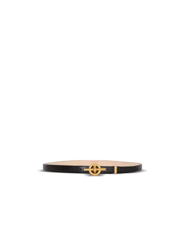 Balmain Calfskin T-Bar belt