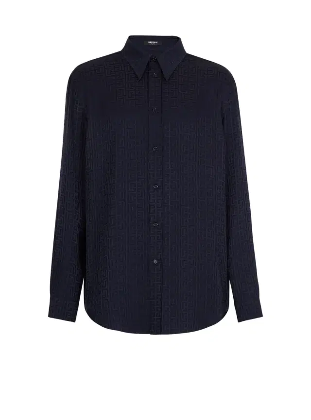 Balmain Monogram jacquard shirt