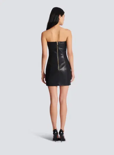 Balmain Bustier dress with belt detail | Thumbnail 4