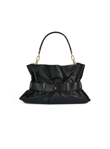Balmain Medium Anthem bag in calfskin leather | Thumbnail 4