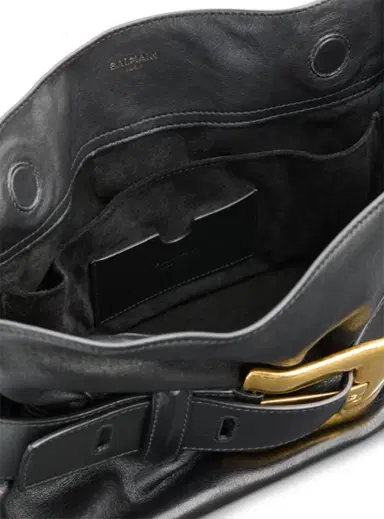 Balmain Medium Anthem bag in calfskin leather | Thumbnail 6