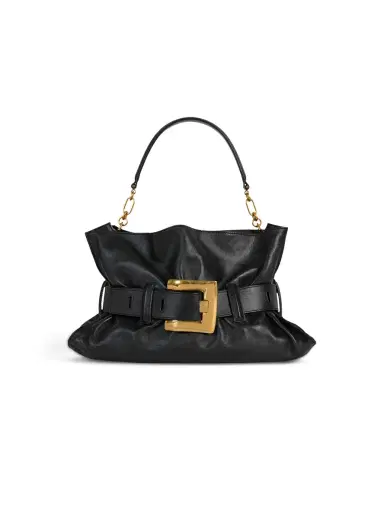 Balmain Medium Anthem bag in calfskin leather | Thumbnail 1