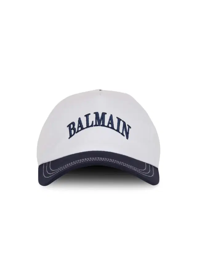 Balmain Two-tone cotton cap