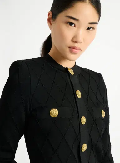 Balmain Cropped knit cardigan | Thumbnail 4 Balmain Cropped knit cardigan | Thumbnail 4