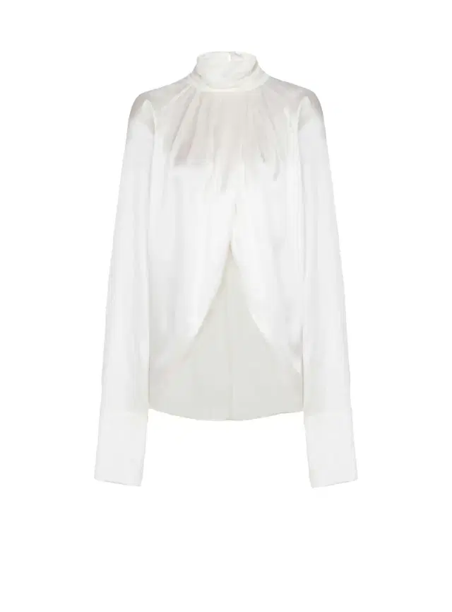 Balmain Draped silk blouse