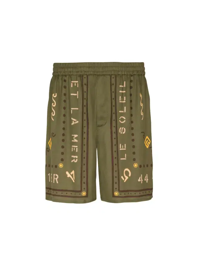 Balmain Bermuda shorts with  Club print