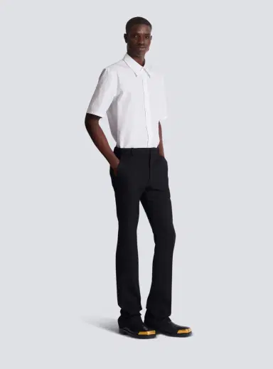 Balmain Darted grain de poudre trousers | Thumbnail 3