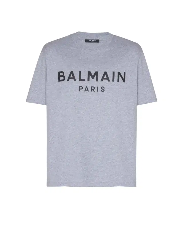 Balmain Printed cotton T-shirt