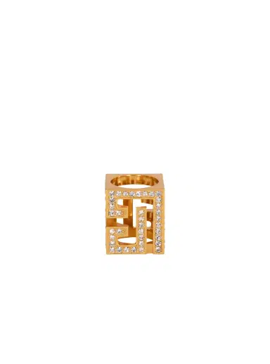 Balmain PB 3D rhinestone cube ring | Thumbnail 4 Balmain PB 3D rhinestone cube ring | Thumbnail 4
