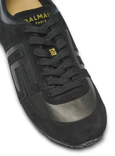 Balmain Racer 45 sneakers in lambskin and suede | Thumbnail 7 Balmain Racer 45 sneakers in lambskin and suede | Thumbnail 7