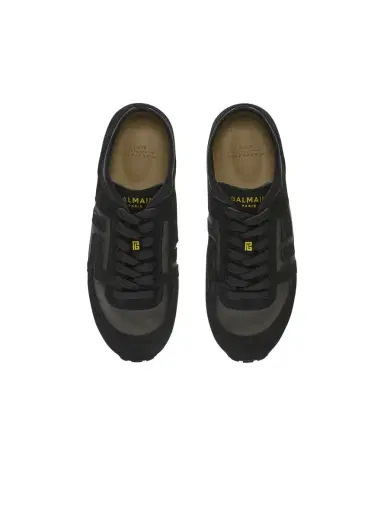 Balmain Racer 45 sneakers in lambskin and suede | Thumbnail 8 Balmain Racer 45 sneakers in lambskin and suede | Thumbnail 8