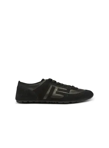 Balmain Racer 45 sneakers in lambskin and suede | Thumbnail 1 Balmain Racer 45 sneakers in lambskin and suede | Thumbnail 1