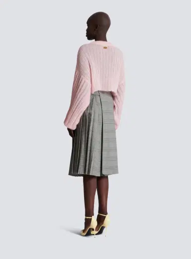 Balmain Cropped mohair jumper | Thumbnail 4 Balmain Cropped mohair jumper | Thumbnail 4