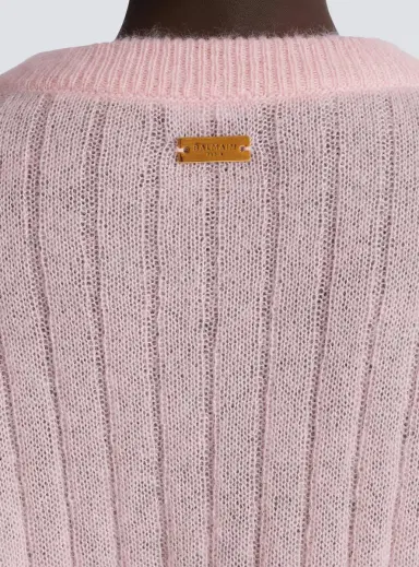 Balmain Cropped mohair jumper | Thumbnail 5 Balmain Cropped mohair jumper | Thumbnail 5