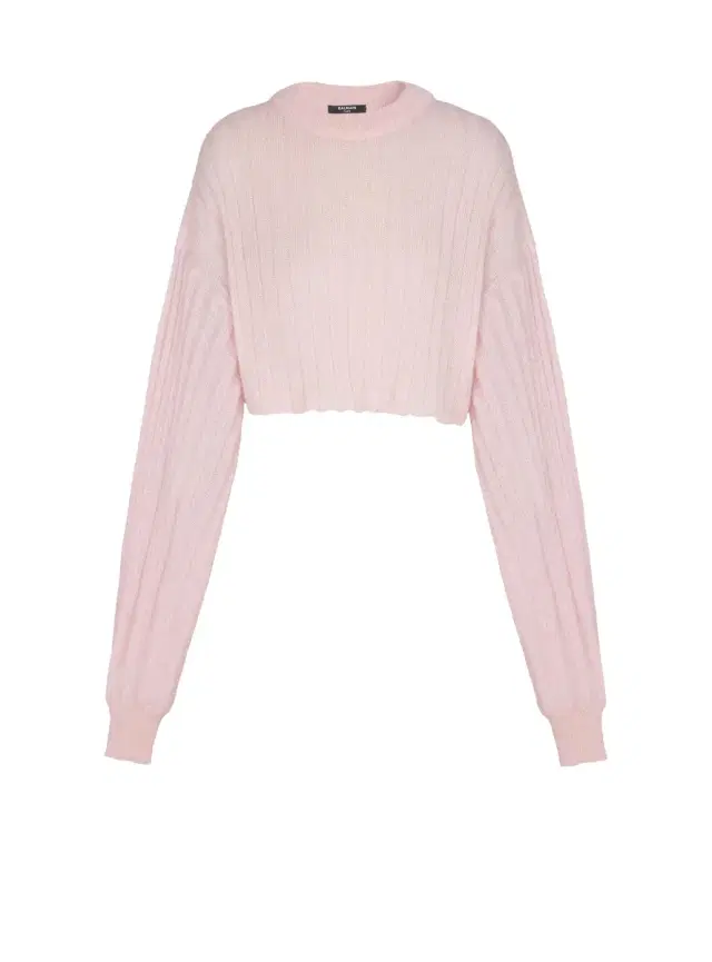 Balmain Cropped mohair jumper