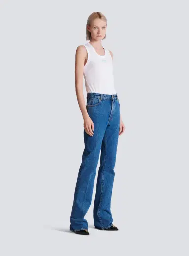 Balmain Straight-leg denim jeans | Thumbnail 3