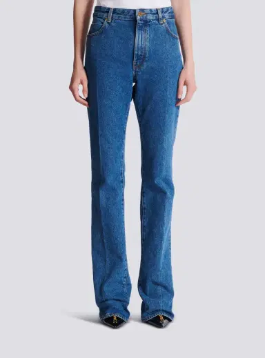 Balmain Straight-leg denim jeans | Thumbnail 8