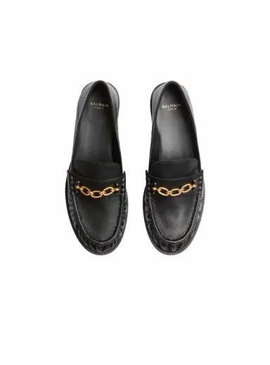 Balmain Sync smooth leather loafers | Thumbnail 6