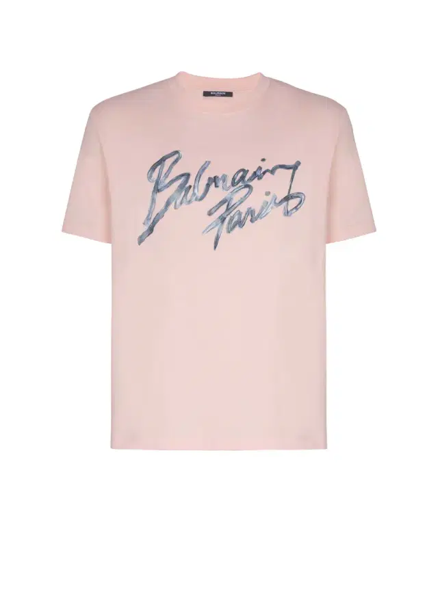 Balmain Printed cotton T-shirt