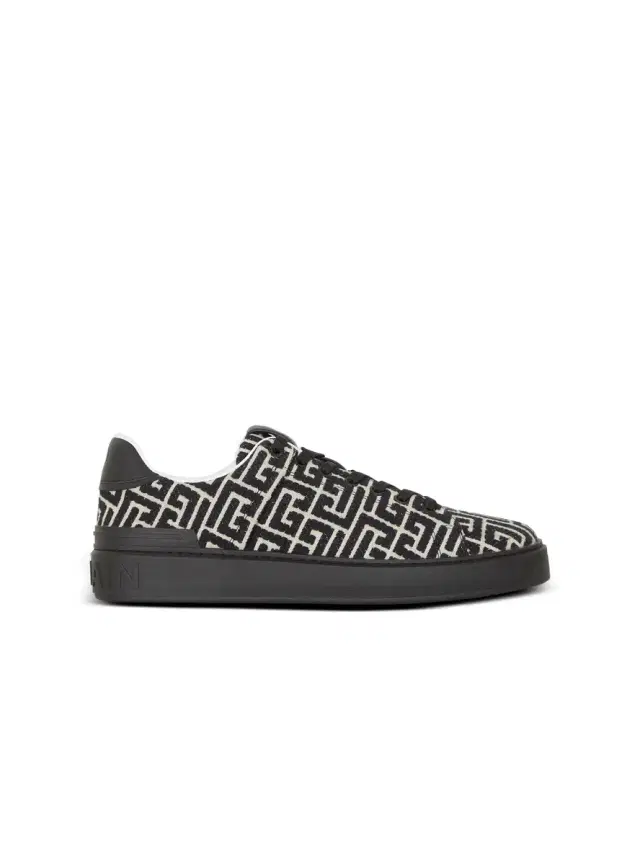 Monogram jacquard B-Court sneakers