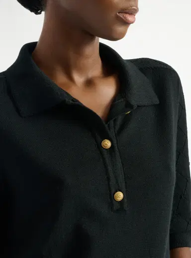 Balmain Knitted 3-button polo | Thumbnail 5