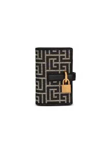 Balmain Pulse Holder monogram jacquard card holder | Thumbnail 1 Balmain Pulse Holder monogram jacquard card holder | Thumbnail 1