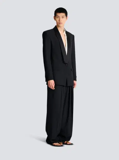 Balmain Wool tuxedo jacket | Thumbnail 3