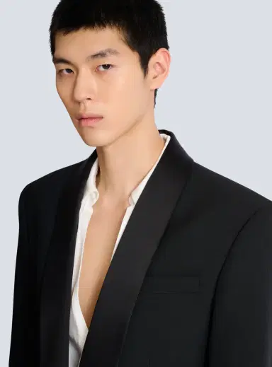 Balmain Wool tuxedo jacket | Thumbnail 6