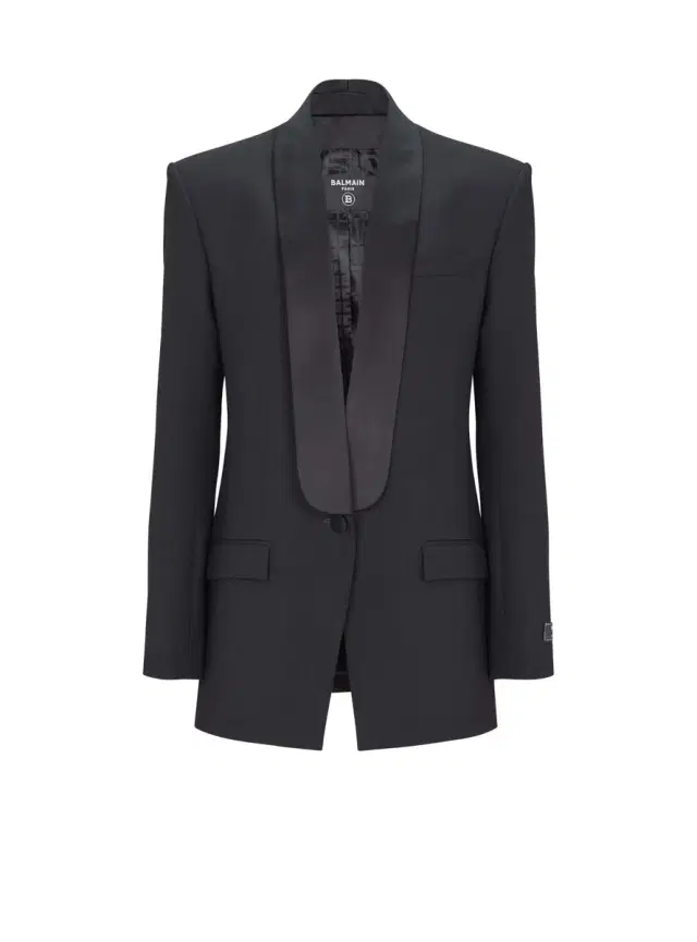 Balmain Wool tuxedo jacket