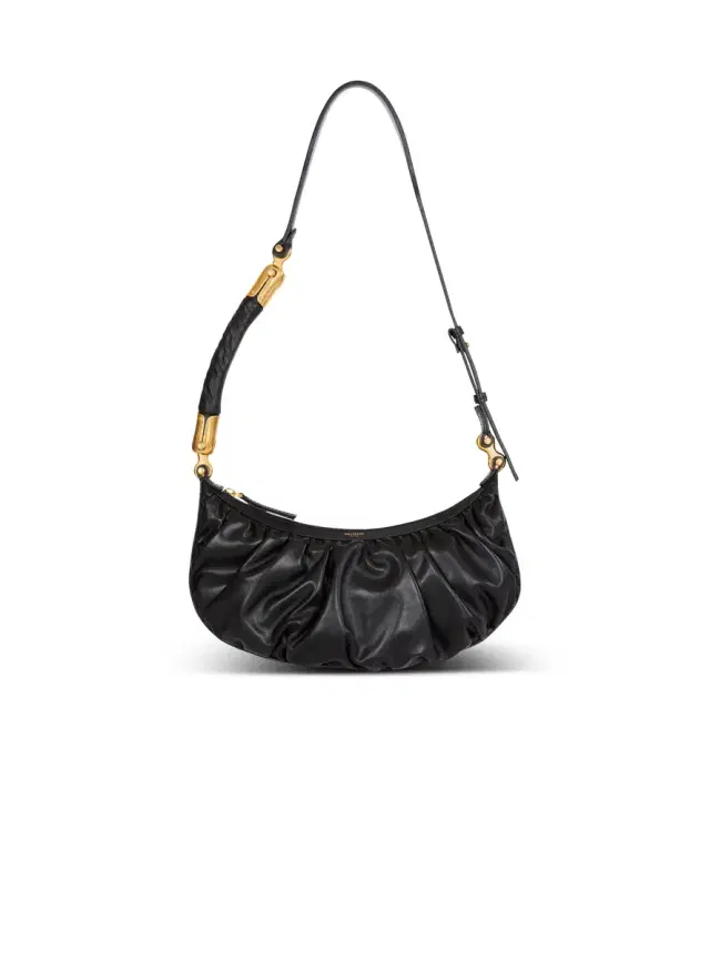 Balmain Ébène Hobo bag in calfskin leather