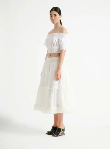 Balmain Long gathered skirt | Thumbnail 3 Balmain Long gathered skirt | Thumbnail 3