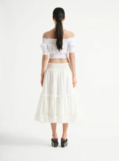 Balmain Long gathered skirt | Thumbnail 4 Balmain Long gathered skirt | Thumbnail 4