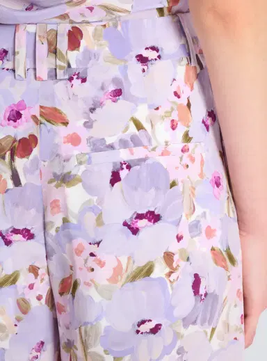 Balmain Printed Poppy Flower trousers | Thumbnail 6