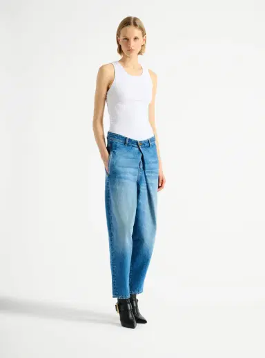 Balmain Denim barrel-leg jeans | Thumbnail 3
