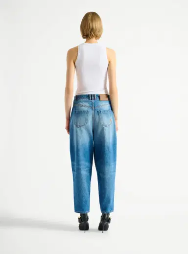 Balmain Denim barrel-leg jeans | Thumbnail 4