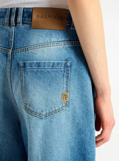 Balmain Denim barrel-leg jeans | Thumbnail 5