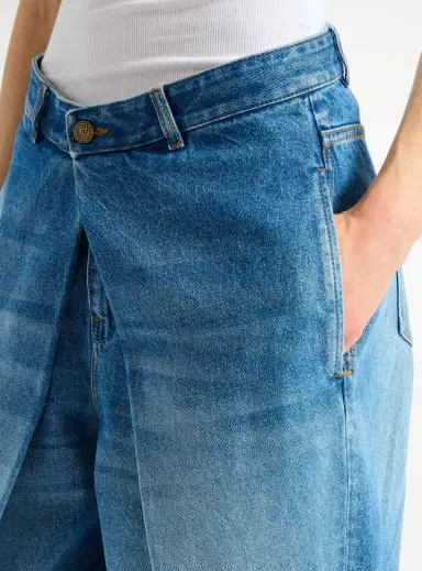 Balmain Denim barrel-leg jeans | Thumbnail 6