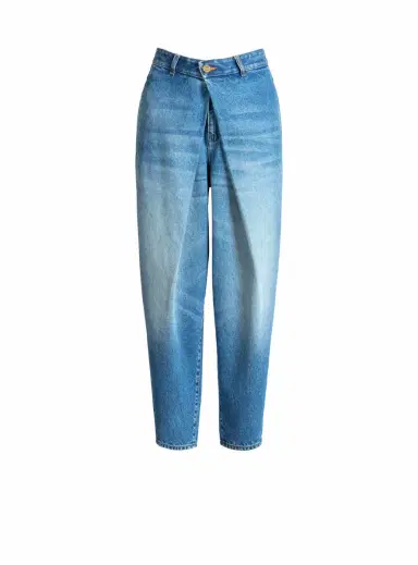 Balmain Denim barrel-leg jeans | Thumbnail 1