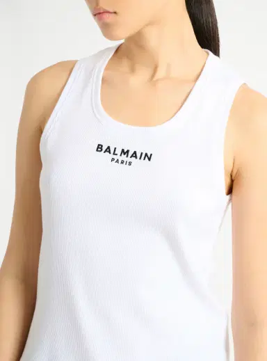 Balmain Paris embroidered vest top | Thumbnail 5