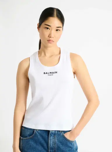 Balmain Paris embroidered vest top | Thumbnail 6
