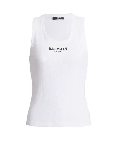 Balmain Paris embroidered vest top | Thumbnail 1
