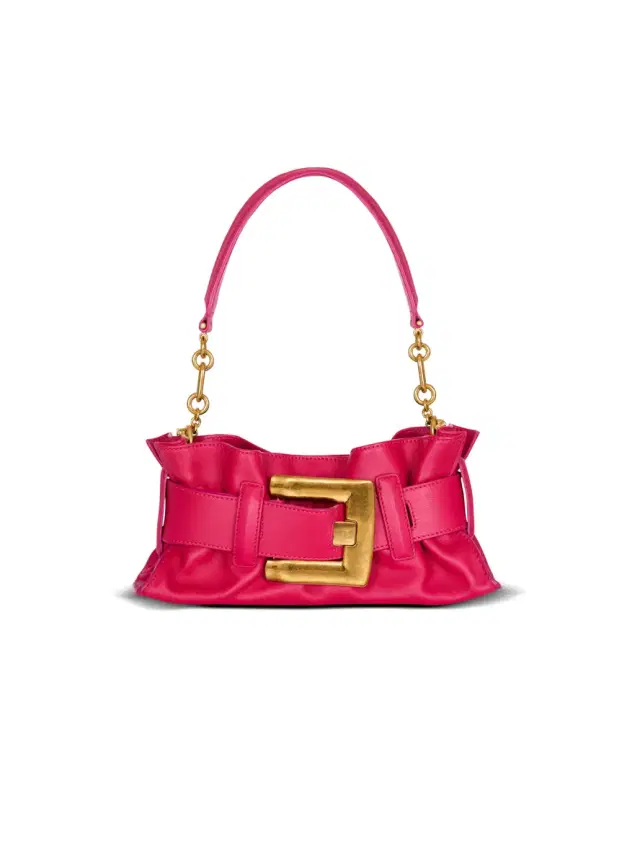 Balmain Mini Anthem Shoulder bag in calfskin leather