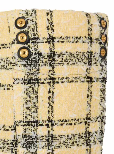 Balmain Plaid tweed 1945 tote bag | Thumbnail 6 Balmain Plaid tweed 1945 tote bag | Thumbnail 6