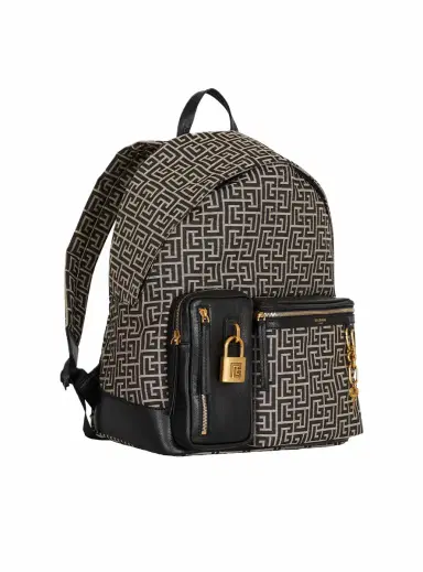 Balmain Pulse monogram jacquard backpack | Thumbnail 3