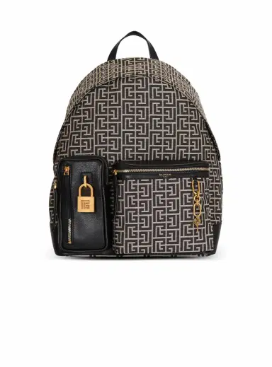 Balmain Pulse monogram jacquard backpack | Thumbnail 1