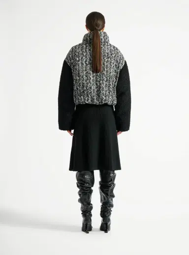 Balmain Padded two-tone tweed jacket | Thumbnail 3 Balmain Padded two-tone tweed jacket | Thumbnail 3
