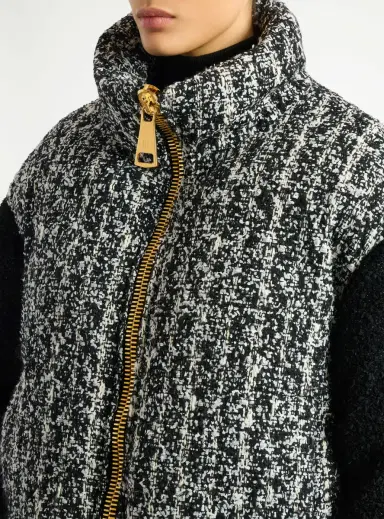 Balmain Padded two-tone tweed jacket | Thumbnail 4 Balmain Padded two-tone tweed jacket | Thumbnail 4
