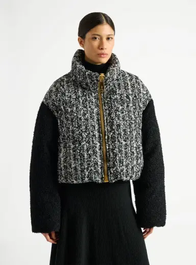 Balmain Padded two-tone tweed jacket | Thumbnail 5 Balmain Padded two-tone tweed jacket | Thumbnail 5
