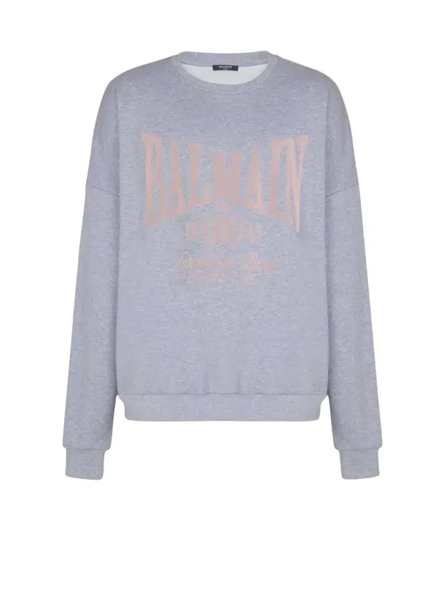 Balmain Printed cotton sweatshirt