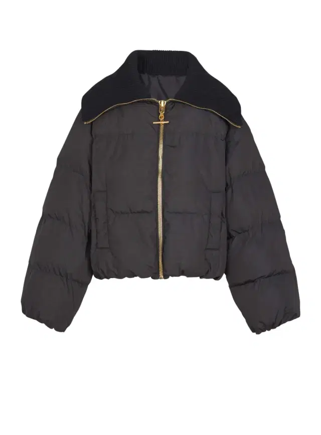 Balmain Cropped oversized padded jacket